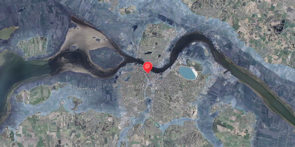 Stomflod og havvand på Algade 54B, 9000 Aalborg