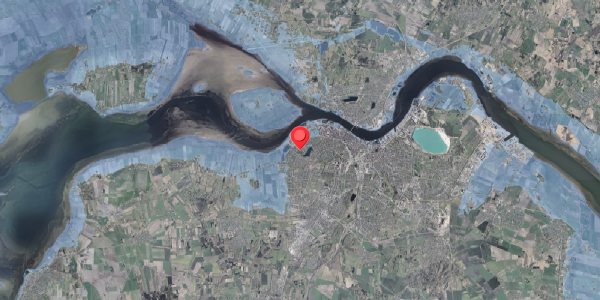 Stomflod og havvand på Deltavej 49, 9000 Aalborg