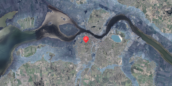 Stomflod og havvand på Kong Georgs Vej 16, 9000 Aalborg