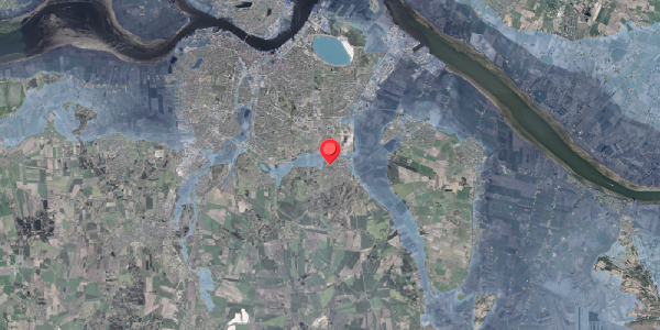 Stomflod og havvand på Kronen 28, 9260 Gistrup