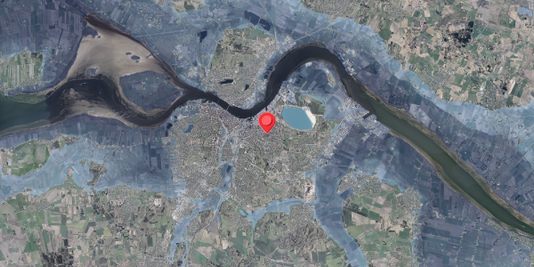 Stomflod og havvand på Langgade 9, 9000 Aalborg