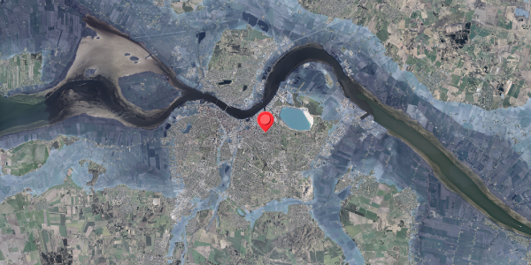Stomflod og havvand på Langgade 21, 9000 Aalborg