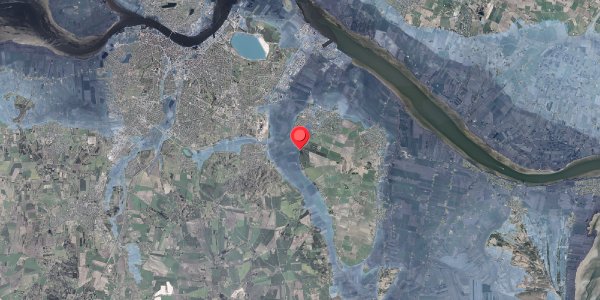 Stomflod og havvand på Romdrupvej 135, . , 9270 Klarup