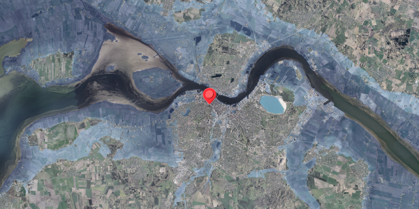 Stomflod og havvand på Saxogade 9, 9000 Aalborg