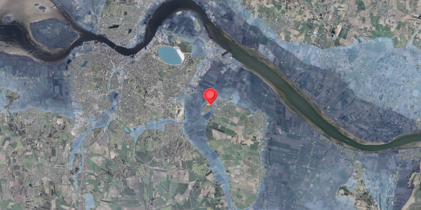 Stomflod og havvand på Spergelvej 9, 9270 Klarup