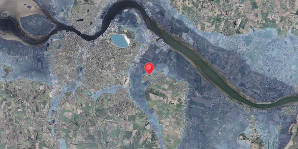 Stomflod og havvand på Spergelvej 35, 9270 Klarup