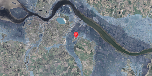 Stomflod og havvand på Spergelvej 37, 9270 Klarup