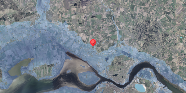 Stomflod og havvand på Vester Halne Vej 40, 9430 Vadum
