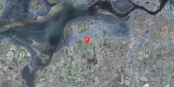 Stomflod og havvand på Vistivej 7, 9240 Nibe