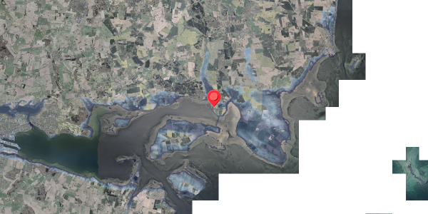 Stomflod og havvand på Fjordbakken 13, 8300 Odder