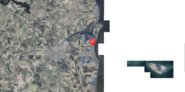 Stomflod og havvand på Kystvejen 95, 8300 Odder