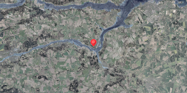 Stomflod og havvand på Godset 26, 8870 Langå