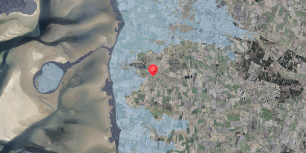 Stomflod og havvand på Harevej 10, 6760 Ribe