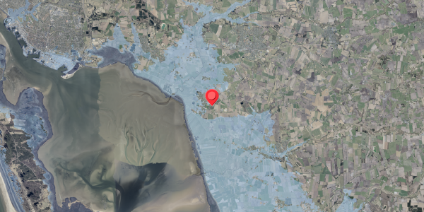 Stomflod og havvand på Østertoften 40, 6740 Bramming