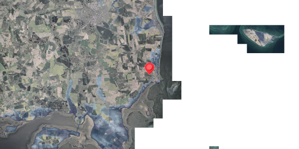 Stomflod og havvand på Bøgelunden 30, 8300 Odder