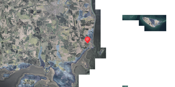 Stomflod og havvand på Bøgelunden 49, 8300 Odder