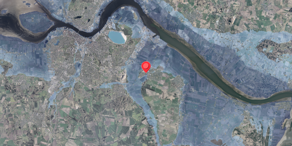 Stomflod og havvand på Klarupvej 70, 9270 Klarup