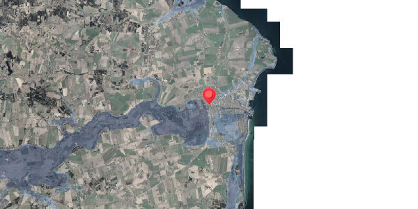 Stomflod og havvand på Storegade 13A, . , 8500 Grenaa