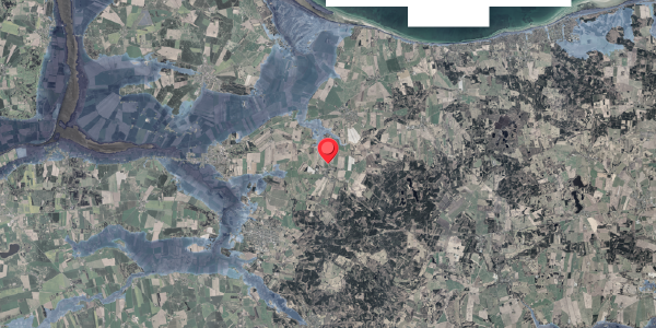 Stomflod og havvand på Markvangen 4B, 8963 Auning