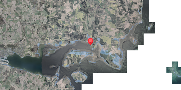 Stomflod og havvand på Fjordbakken 4, 8300 Odder