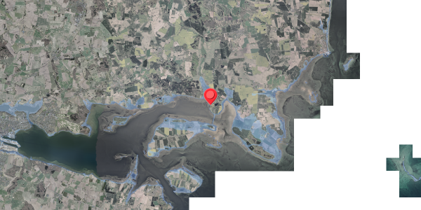 Stomflod og havvand på Fjordbakken 8, 8300 Odder