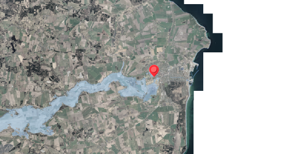 Stomflod og havvand på Brohaven 30, 8500 Grenaa