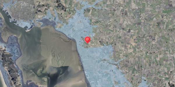 Stomflod og havvand på Østertoften 10, 6740 Bramming