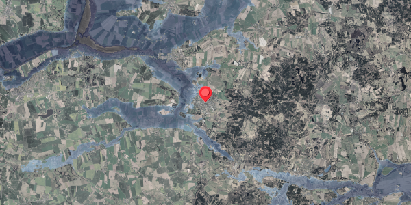 Stomflod og havvand på Middelgade 8, 8963 Auning