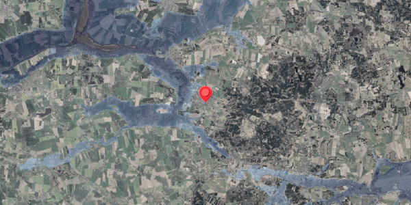 Stomflod og havvand på Nygade 2E, 8963 Auning