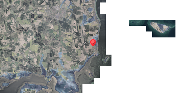 Stomflod og havvand på Hou Strandpark 13, 8300 Odder