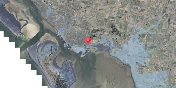 Stomflod og havvand på Energivej 4, 6700 Esbjerg