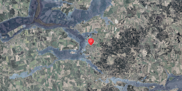 Stomflod og havvand på Blomsterdalen 24, 8963 Auning