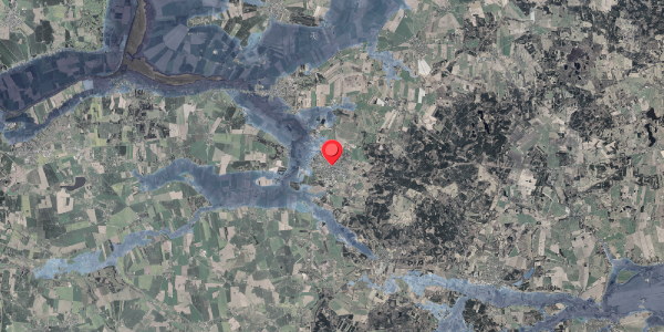 Stomflod og havvand på Middelgade 6, 8963 Auning