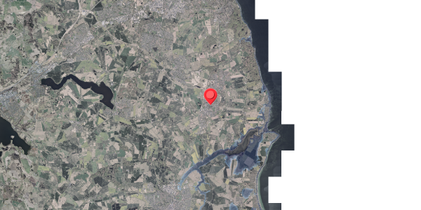 Stomflod og havvand på Eghovedvej 1, 8340 Malling