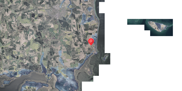 Stomflod og havvand på Møllemarken 10, 8300 Odder