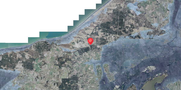 Stomflod og havvand på Oddervej 3, 9460 Brovst
