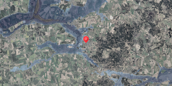 Stomflod og havvand på Centervej 21A, . , 8963 Auning