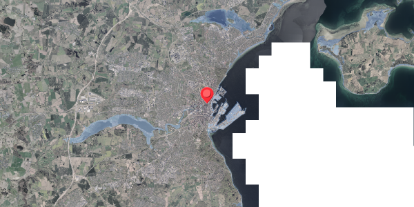 Stomflod og havvand på Store Torv 18, 8000 Aarhus C