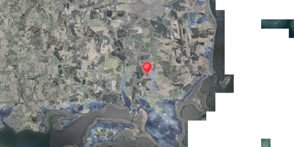 Stomflod og havvand på Persievej 6, 8300 Odder