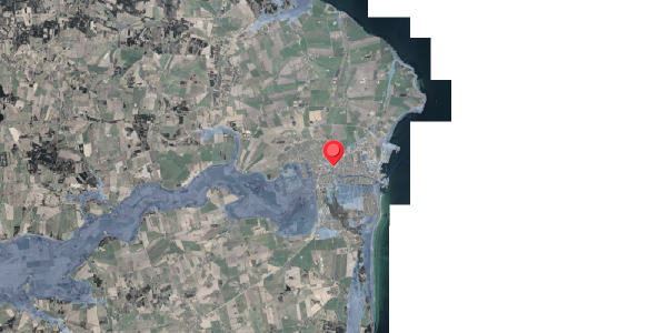 Stomflod og havvand på Østerbrogade 43, 8500 Grenaa