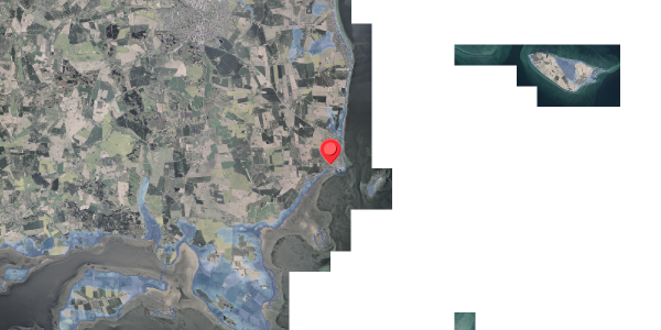 Stomflod og havvand på Vestergade 71, 8300 Odder