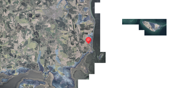 Stomflod og havvand på Hou Strandpark 34, 8300 Odder