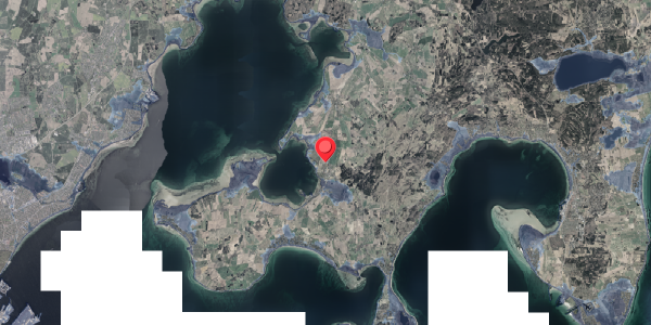 Stomflod og havvand på Energivej 3, 8420 Knebel
