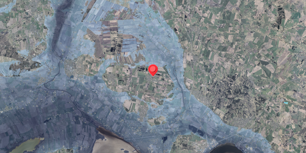 Stomflod og havvand på Bygaden 24, 9430 Vadum