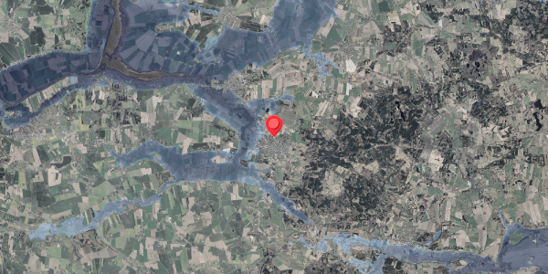 Stomflod og havvand på Blomsterdalen 2, 8963 Auning