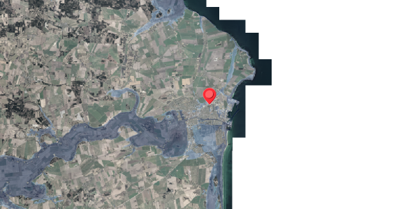Stomflod og havvand på Energivej 14, 8500 Grenaa