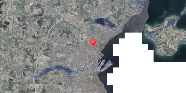 Stomflod og havvand på Randersvej 134, 8200 Aarhus N