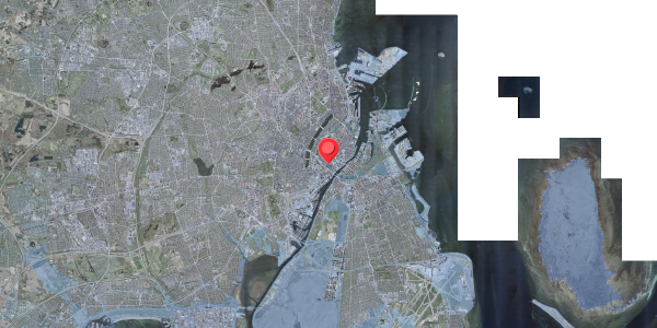 Stomflod og havvand på Løngangstræde 21E, 3. th, 1468 København K