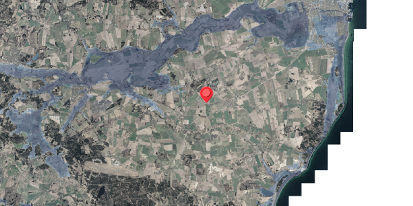 Stomflod og havvand på Obdrupvej 3, . , 8570 Trustrup