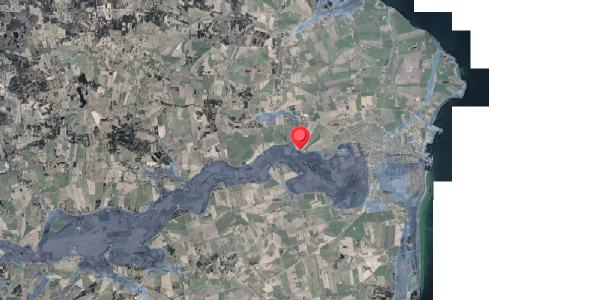 Stomflod og havvand på Kanalvej 21, 8500 Grenaa